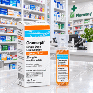 Oramorph single dose 100 mg/5 mL